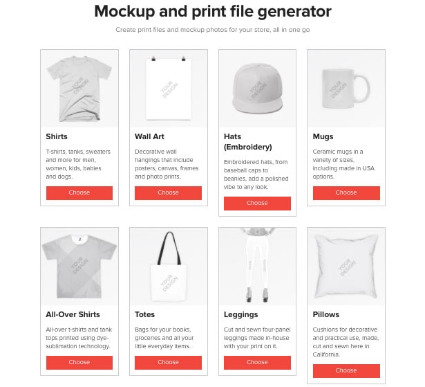Printful mockup generator bootstrapping ecommerce