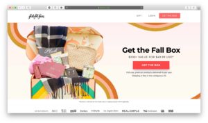 Subscription Box Call-to-Action