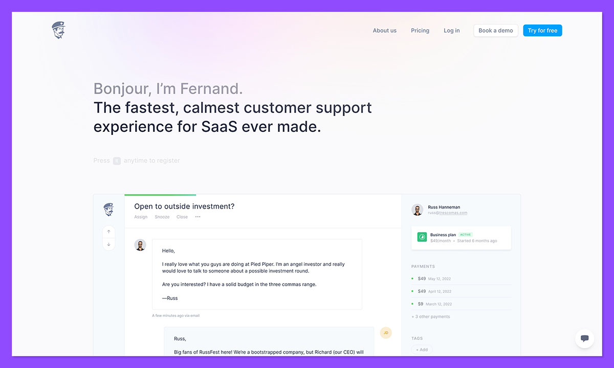 getfernand homepage