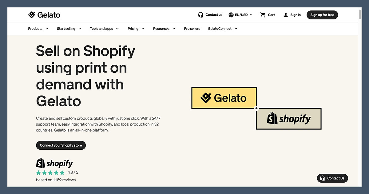 Gelato Integrations