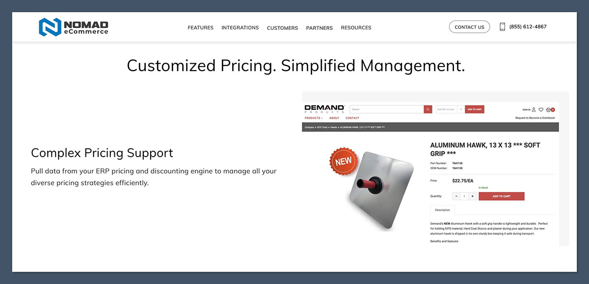 Nomad Ecommerce Pricing