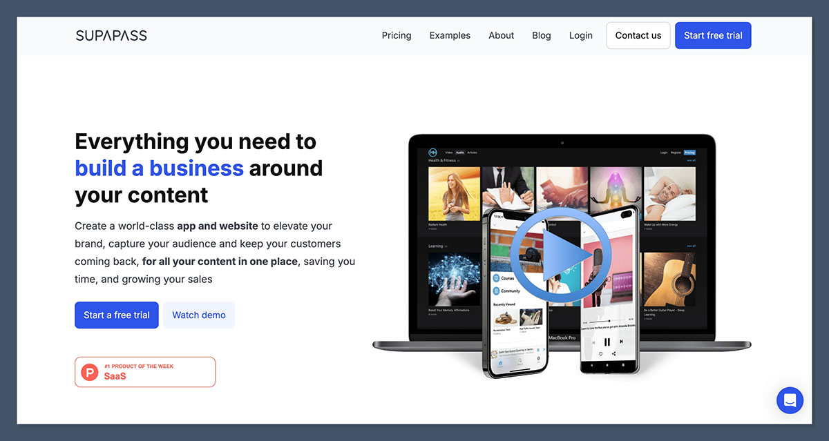 SupaPass Homepage