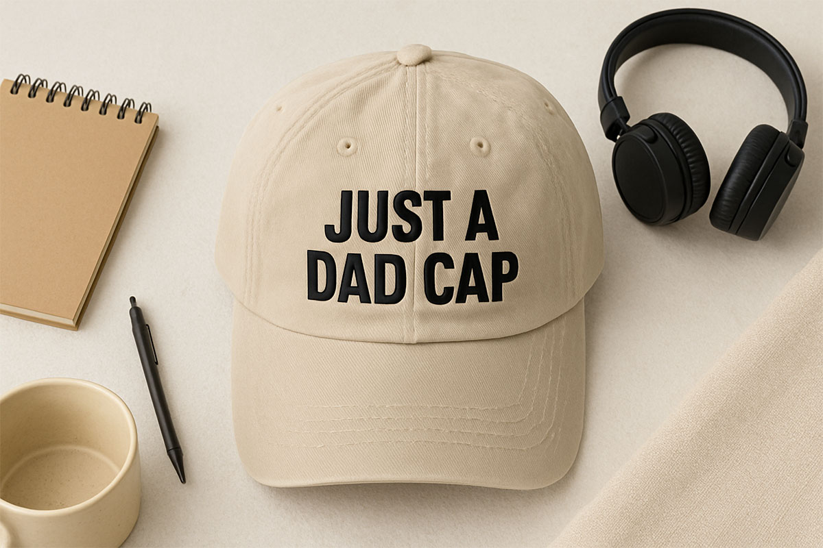 dad cap print on demand product