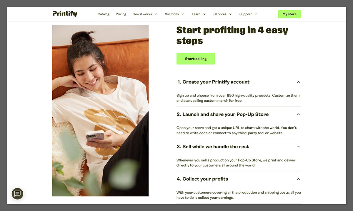prinitfy popup store