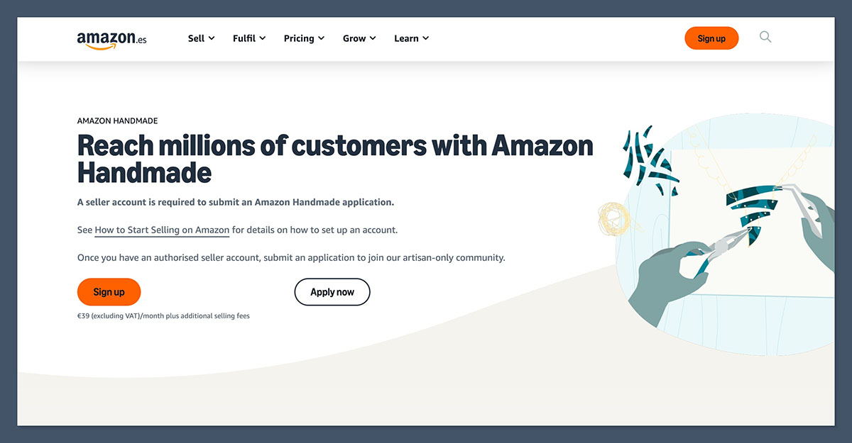 Amazon-Handmade-Homepage