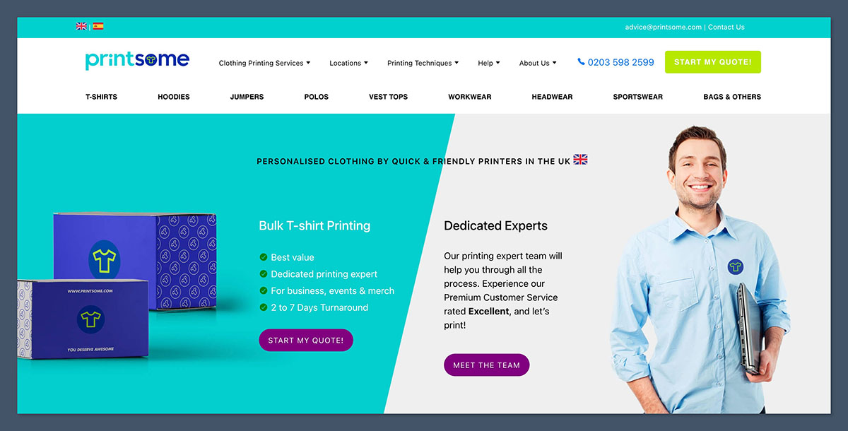 Printsome Homepage