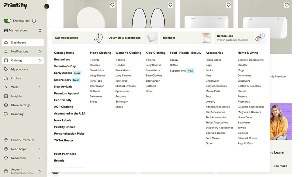 printify products