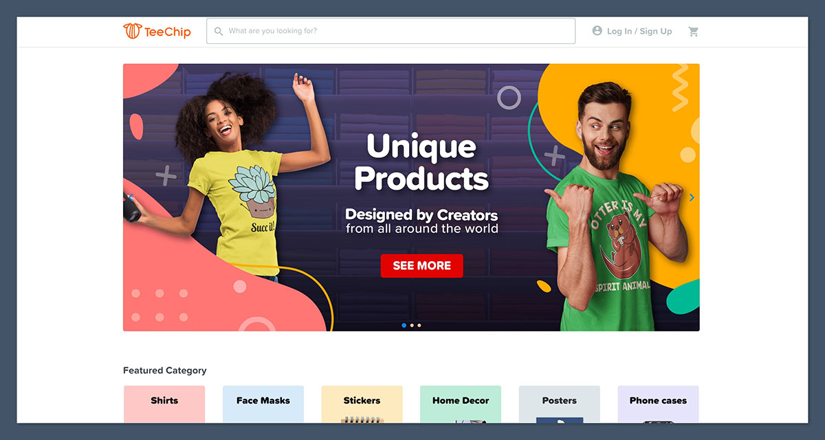 TeeChip Homepage