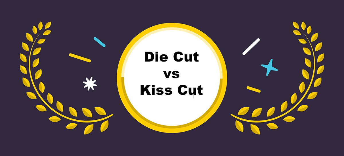 die cut vs kiss cut stickers