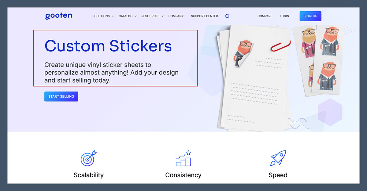 Gooten Stickers