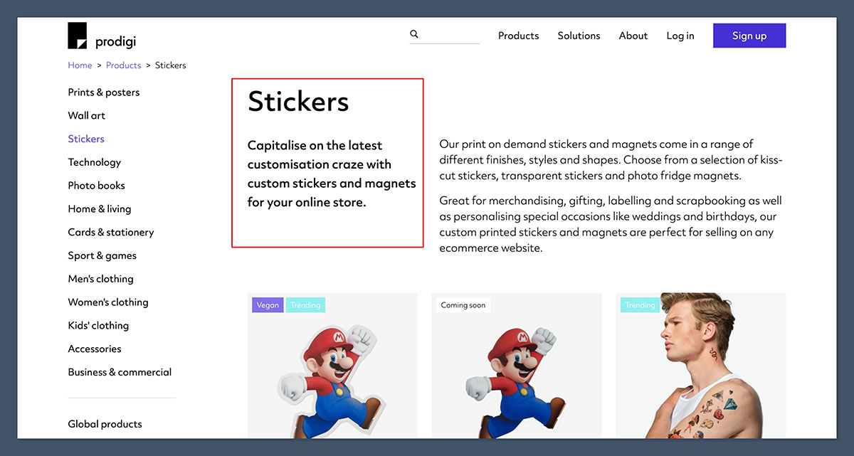 Prodigi Stickers