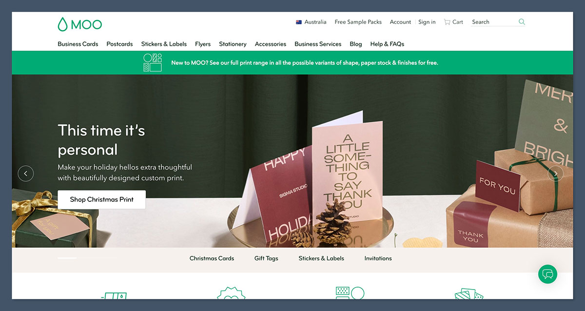 Moo Homepage