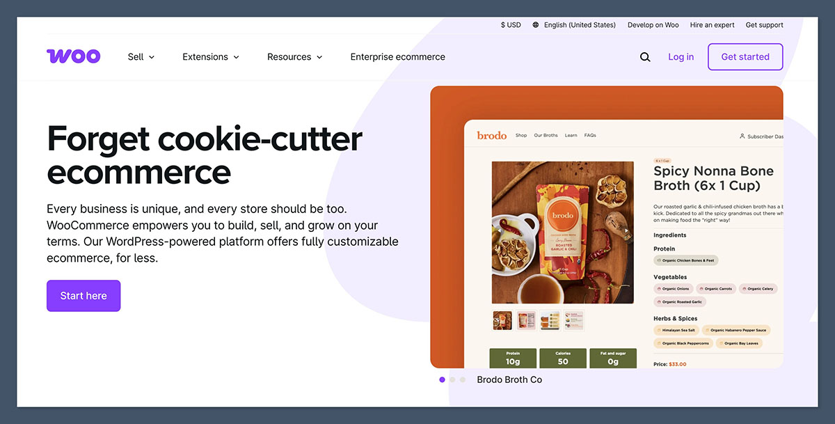 WooCommerce Homepage