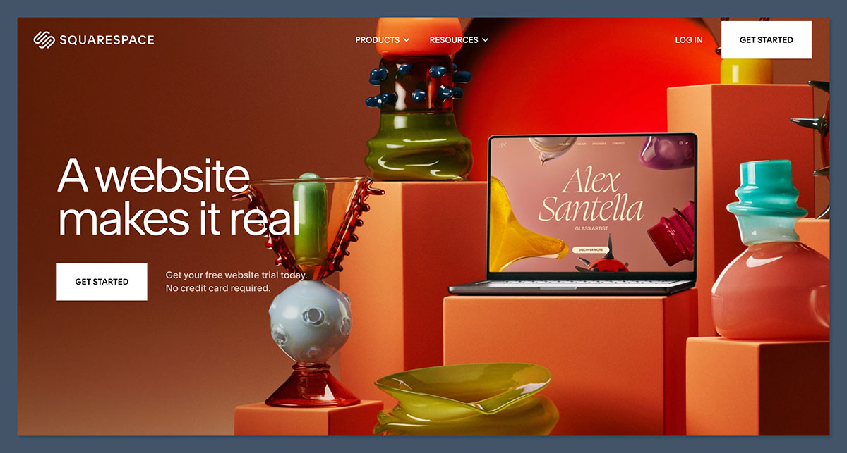 Squarespace Homepage