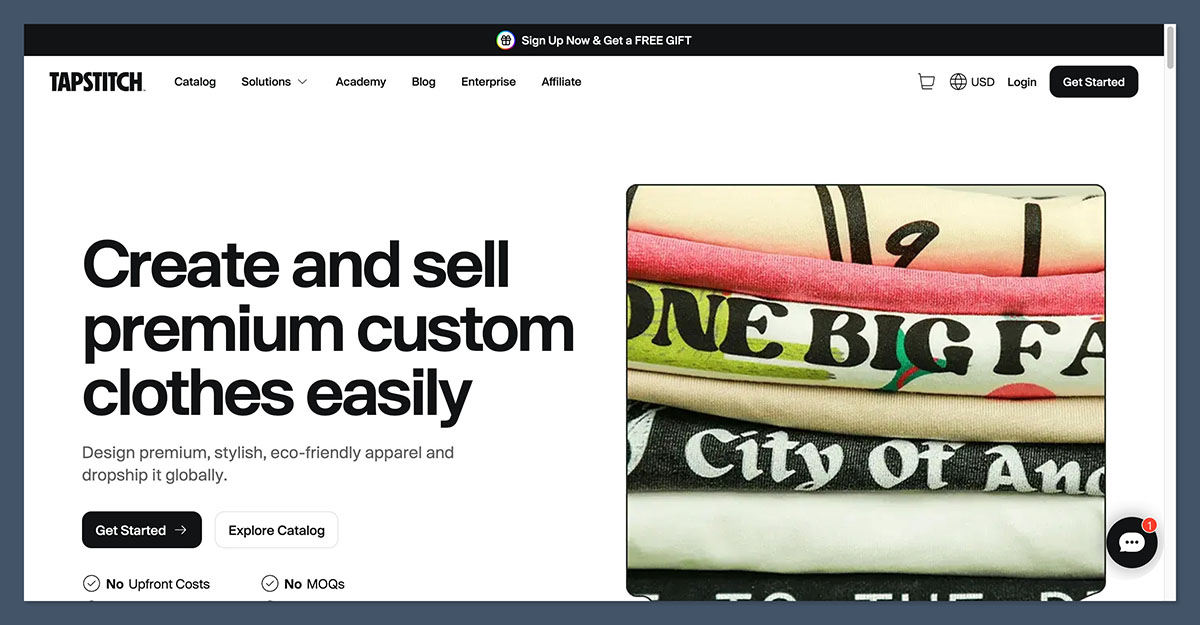 Tapstitch Homepage