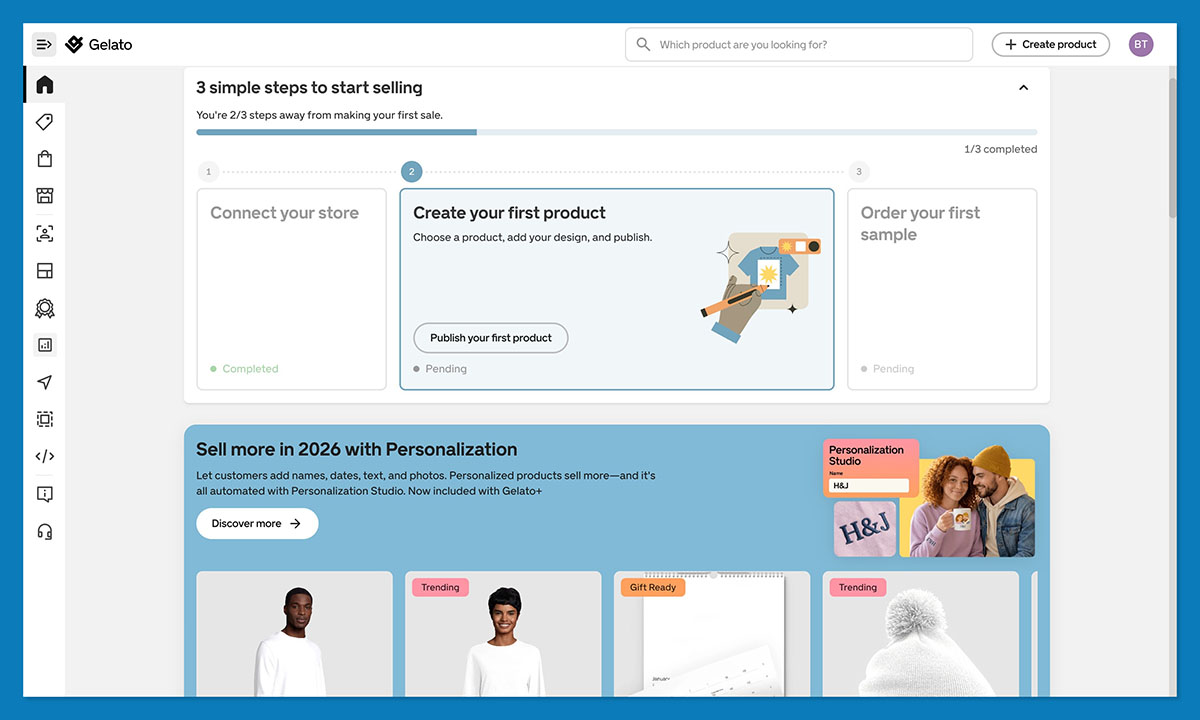 gelato personalization