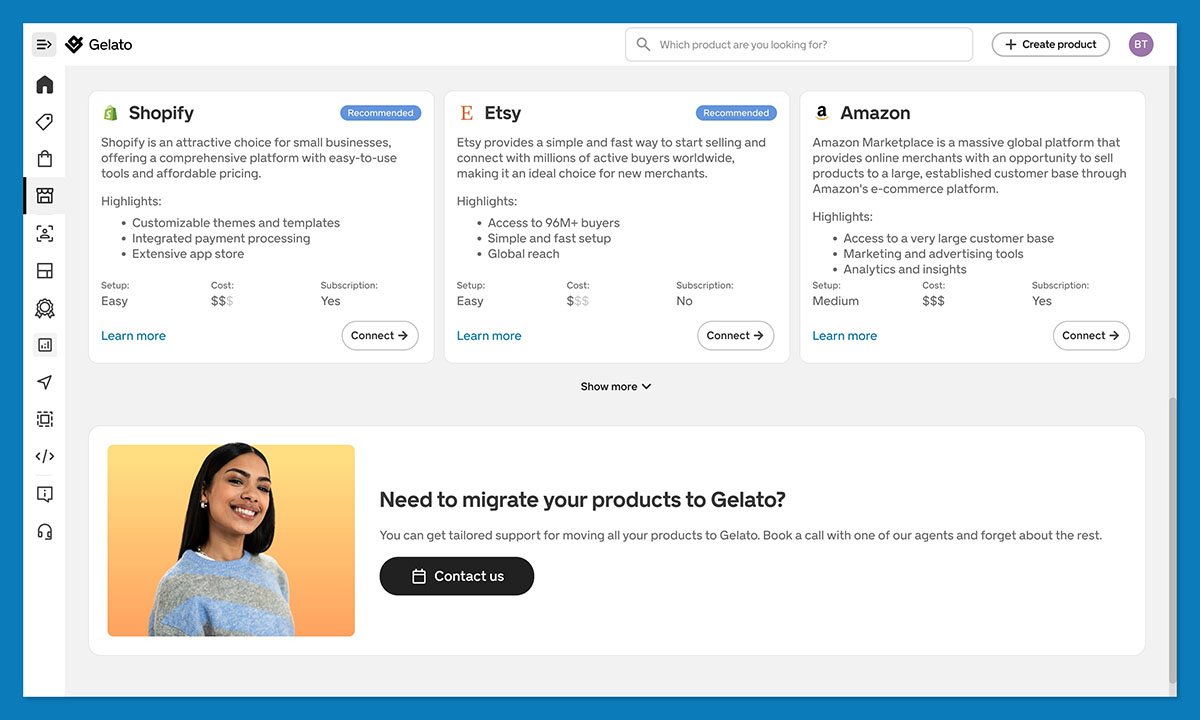 gelato plus migration
