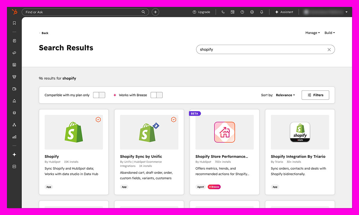 hubspot app marketplace
