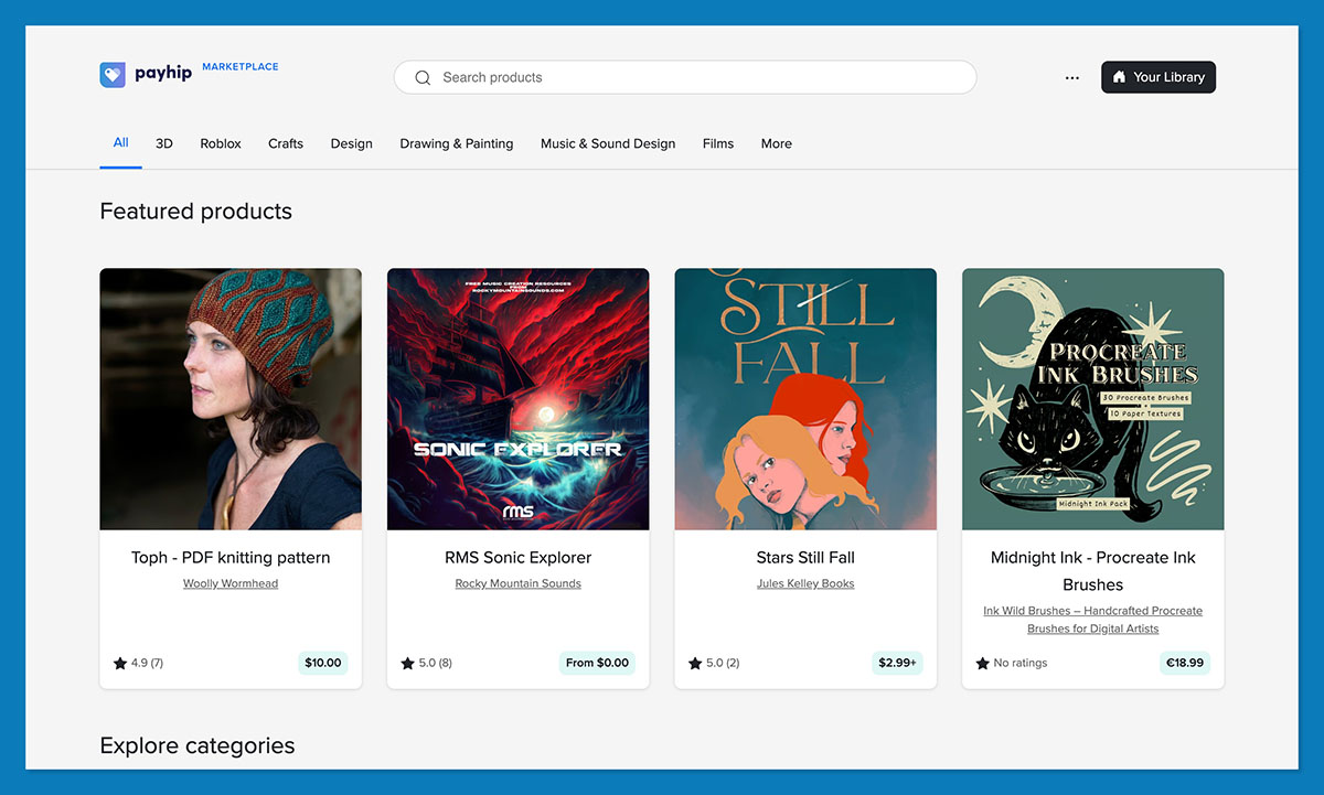 payhip marketplace