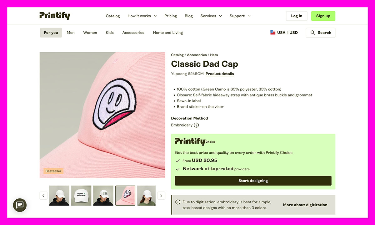 printify embroidery
